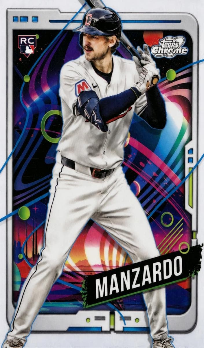 Kyle Manzardo 2024 topps Topps Cosmic Chrome