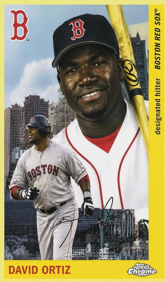 David Ortiz 2025 topps Topps Chrome Platinum