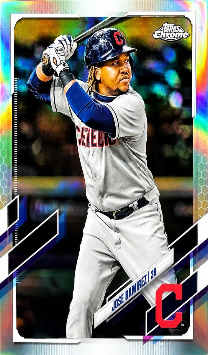 Jose Ramirez 2021 topps Topps Chrome