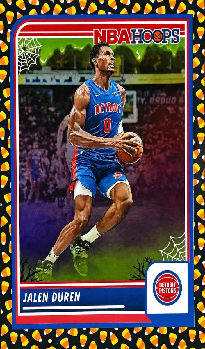 Jalen Duren 2023 panini Hoops Haunted Hoops