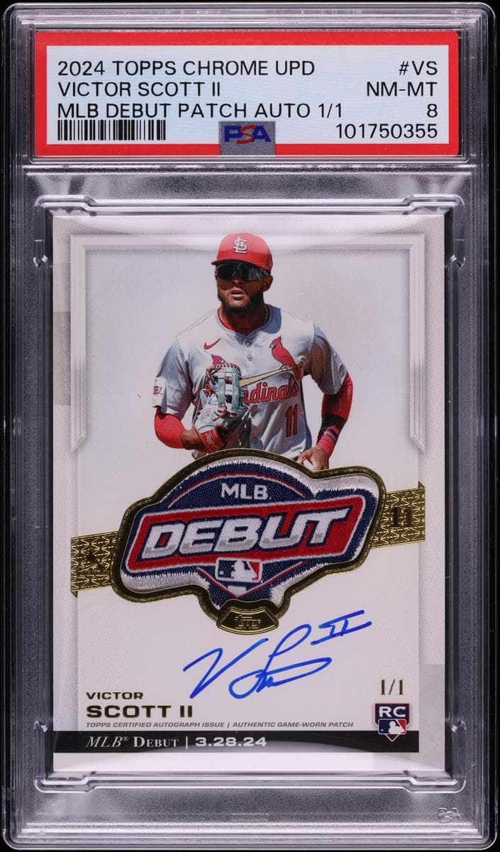 Victor Scott II 2024 topps Topps Chrome Update