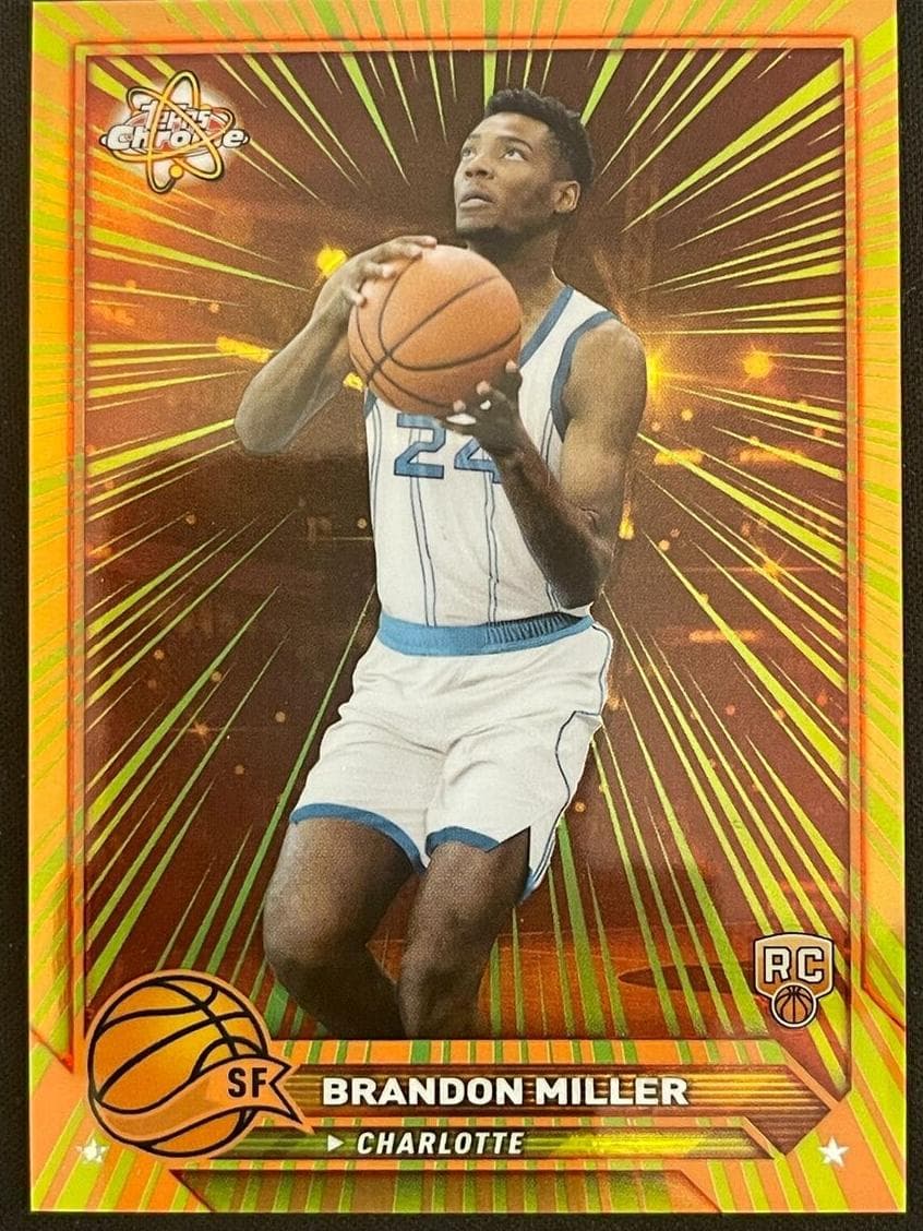 Brandon Miller 2023 topps Topps Chrome