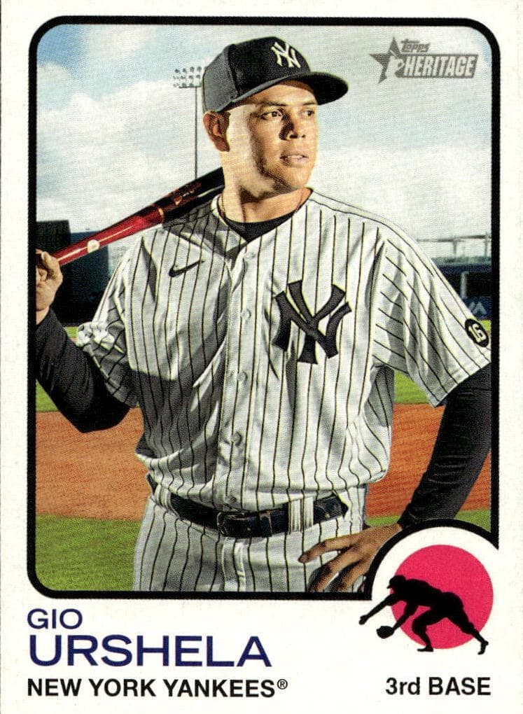 Gio Urshela 2022 topps Topps Heritage