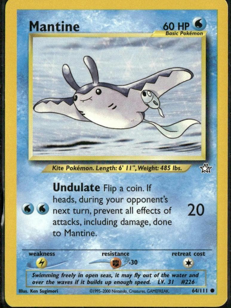 Mantine trading card