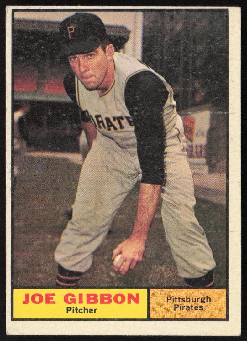 Joe Gibbon 1961 topps Topps