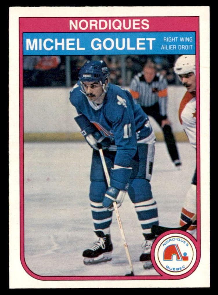 Michel Goulet 1982 topps O-Pee-Chee