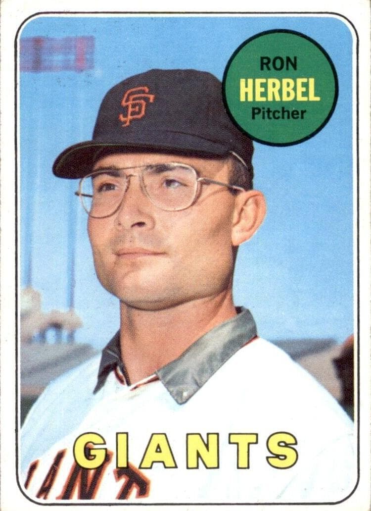 Ron Herbel 1969 topps Topps