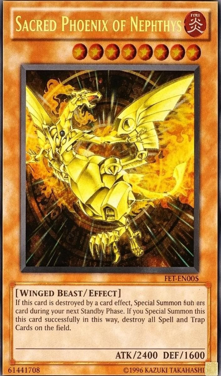 Sacred Phoenix of Nephthys 2005 Yu-Gi-Oh!