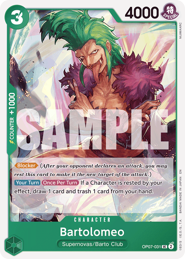Bartolomeo 2025 One Piece Japanese Premium Booster 2