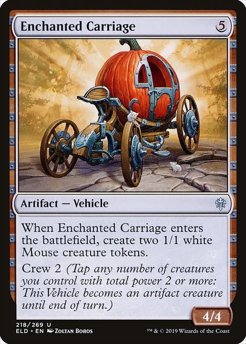 Enchanted Carriage 2019 Magic: The Gathering Throne of Eldraine