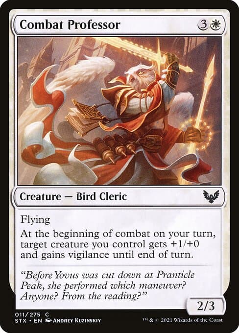 Combat Professor 2021 Magic: The Gathering Strixhaven School of Mages