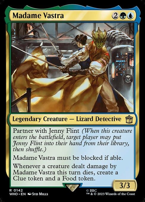 Madame Vastra 2023 Magic: The Gathering Doctor Who