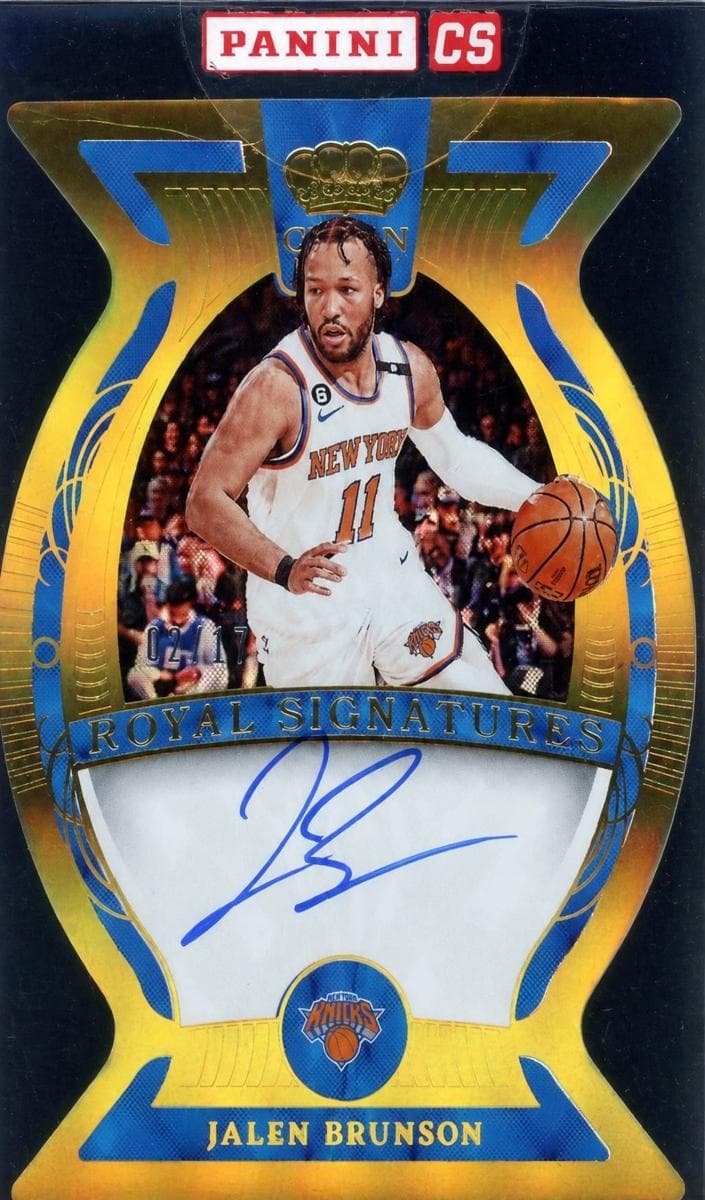 Jalen Brunson 2023 panini Panini Crown Royale