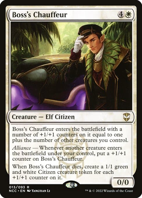 Boss's Chauffeur 2022 Magic: The Gathering New Capenna Commander
