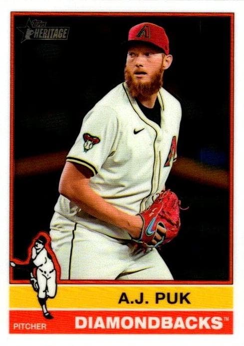 A.J. Puk 2025 topps Topps Heritage
