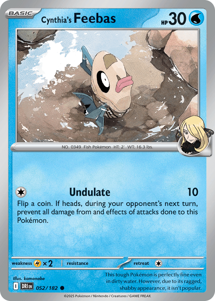 Cynthia's Feebas 2025 Pokemon