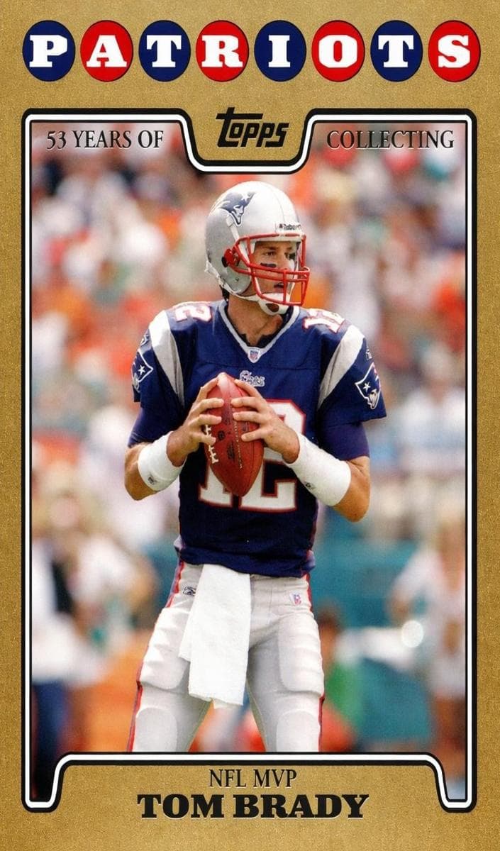 Tom Brady 2008 topps