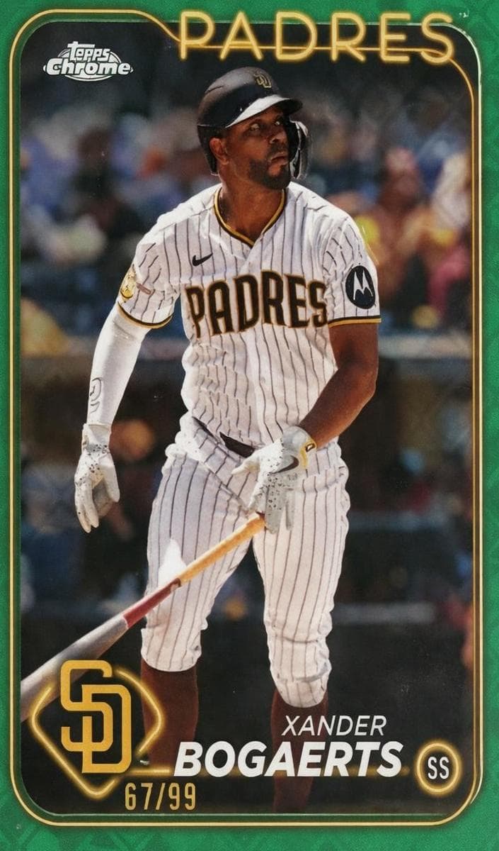 Xander Bogaerts 2024 topps Topps Chrome Logofractor Edition