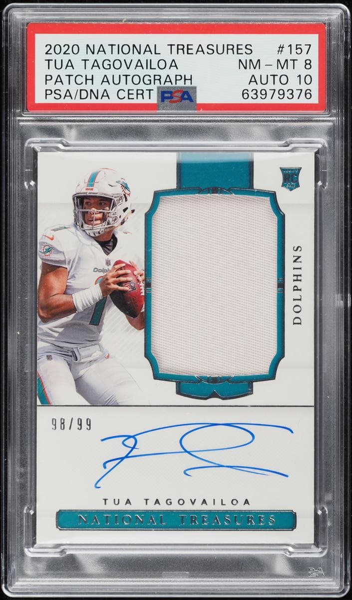 Tua Tagovailoa 2020 panini