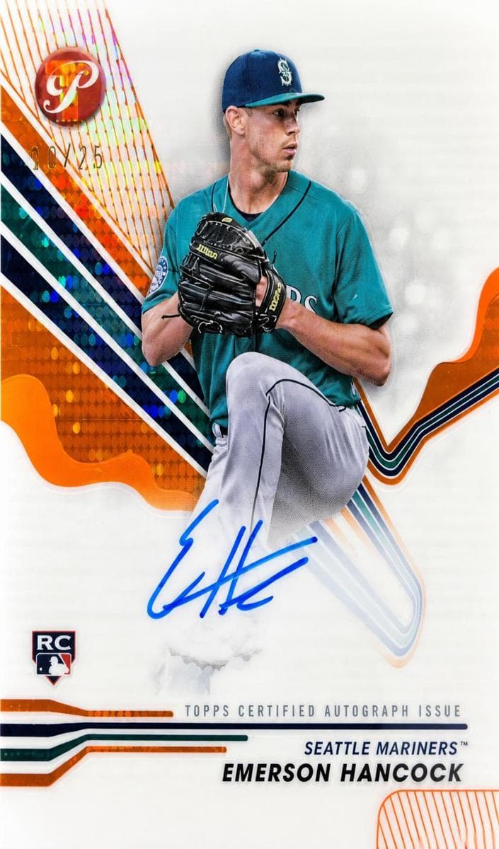 Emerson Hancock 2024 topps Topps Pristine