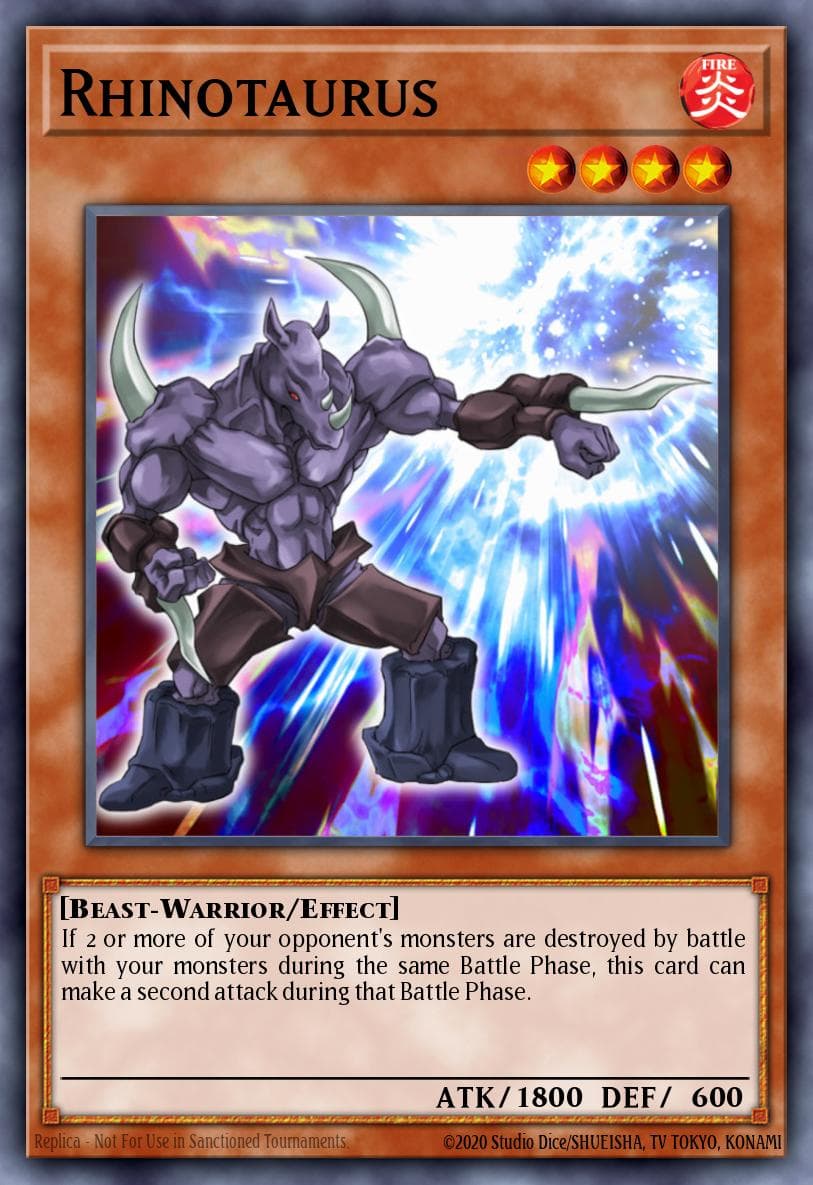 Rhinotaurus 2010 Yu-Gi-Oh! Japanese Duelist Revolution
