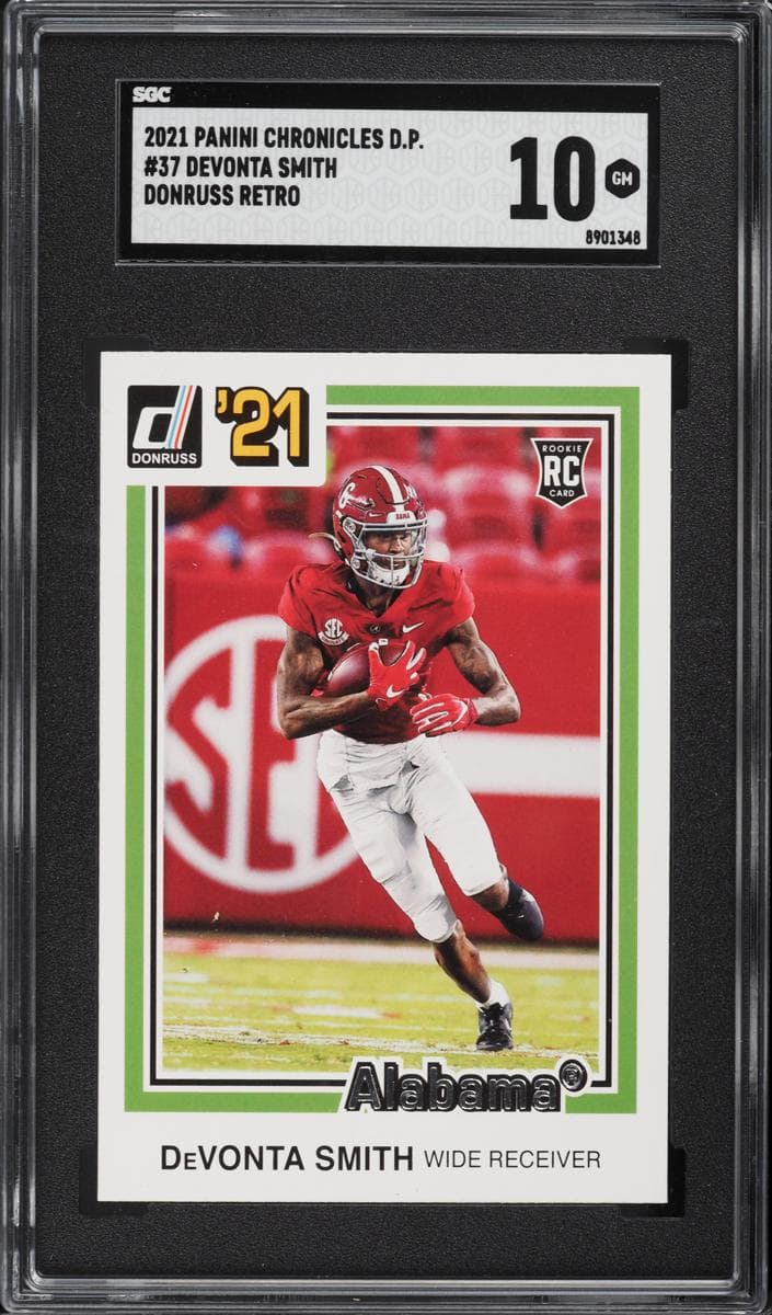 DeVonta Smith 2021 panini