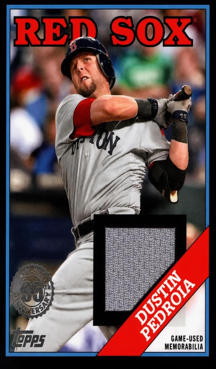 Dustin Pedroia trading card