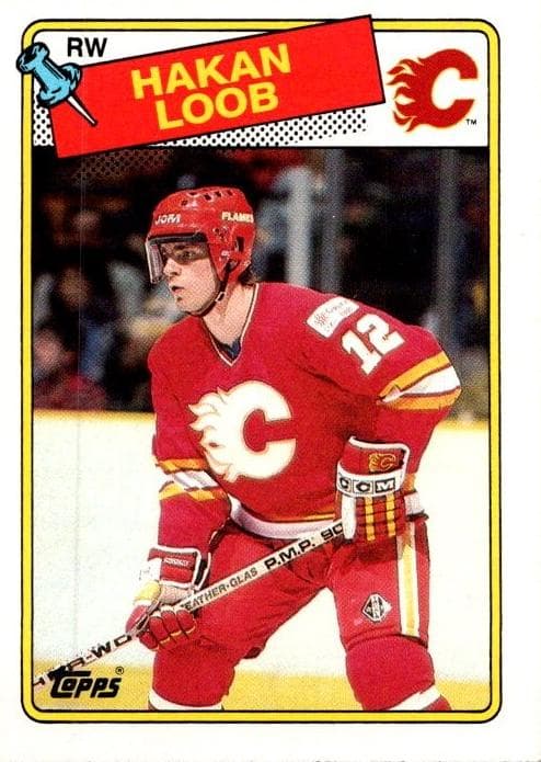 Hakan Loob 1988 topps Topps