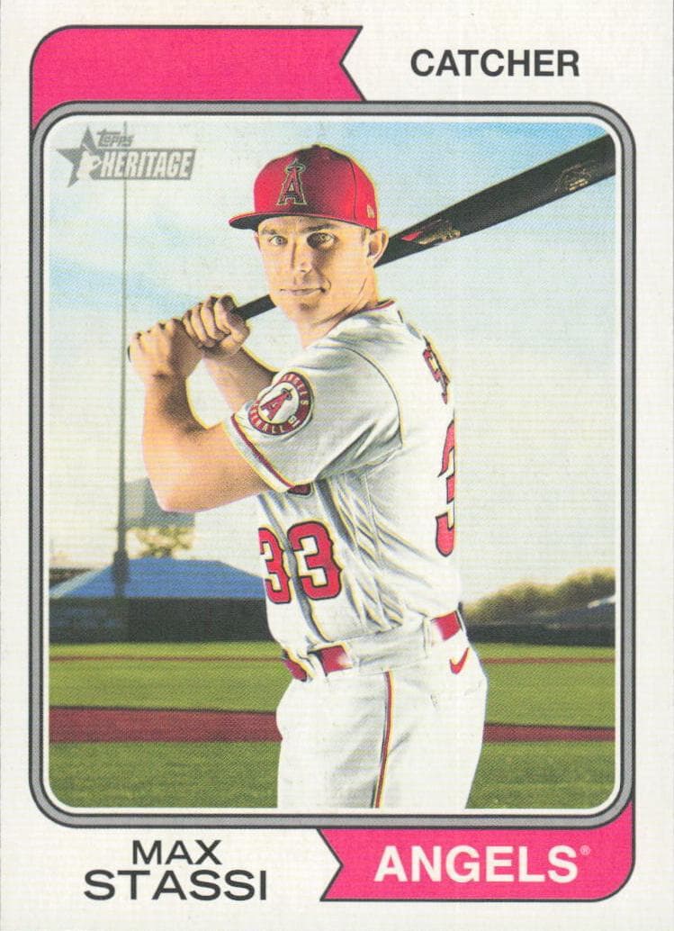 Max Stassi trading card