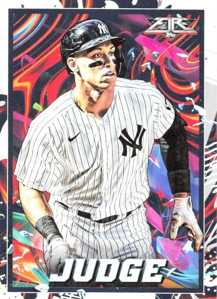 Aaron Judge 2022 topps Topps Fire