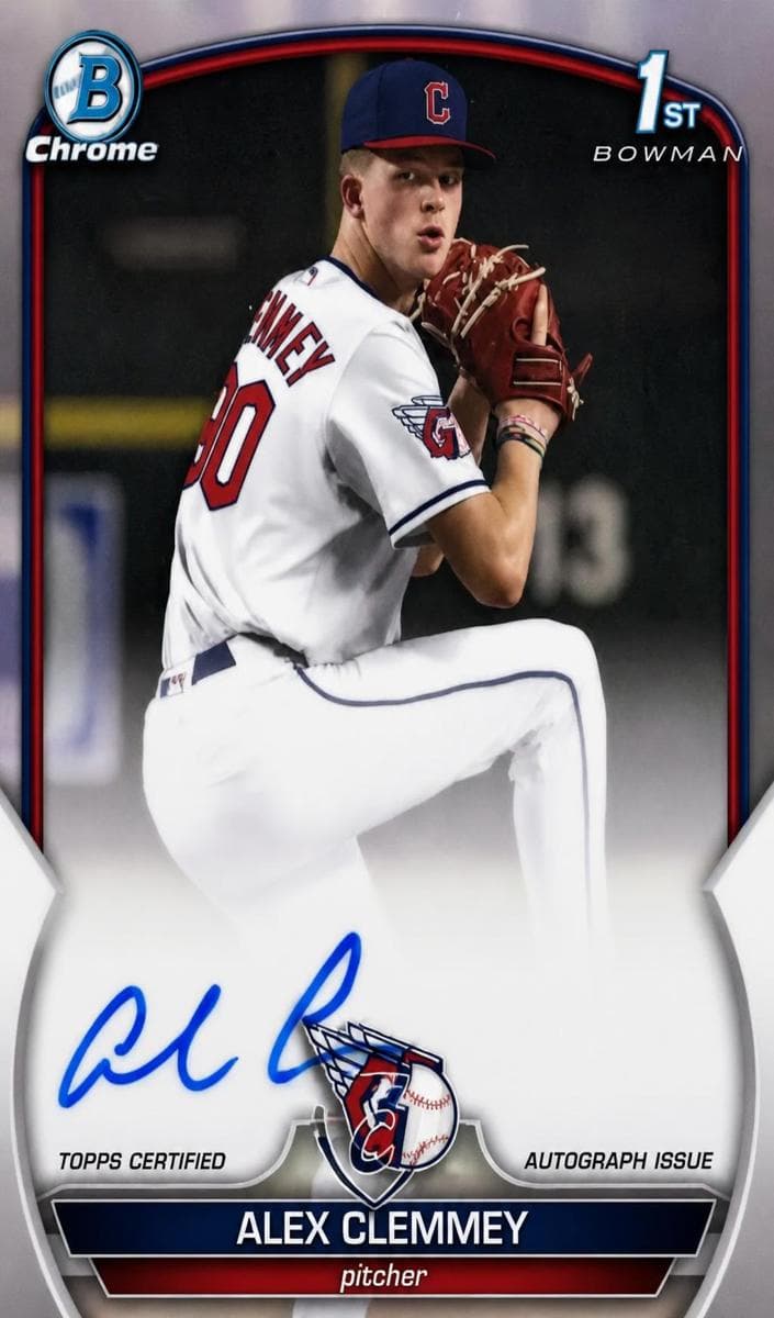 Alex Clemmey trading card