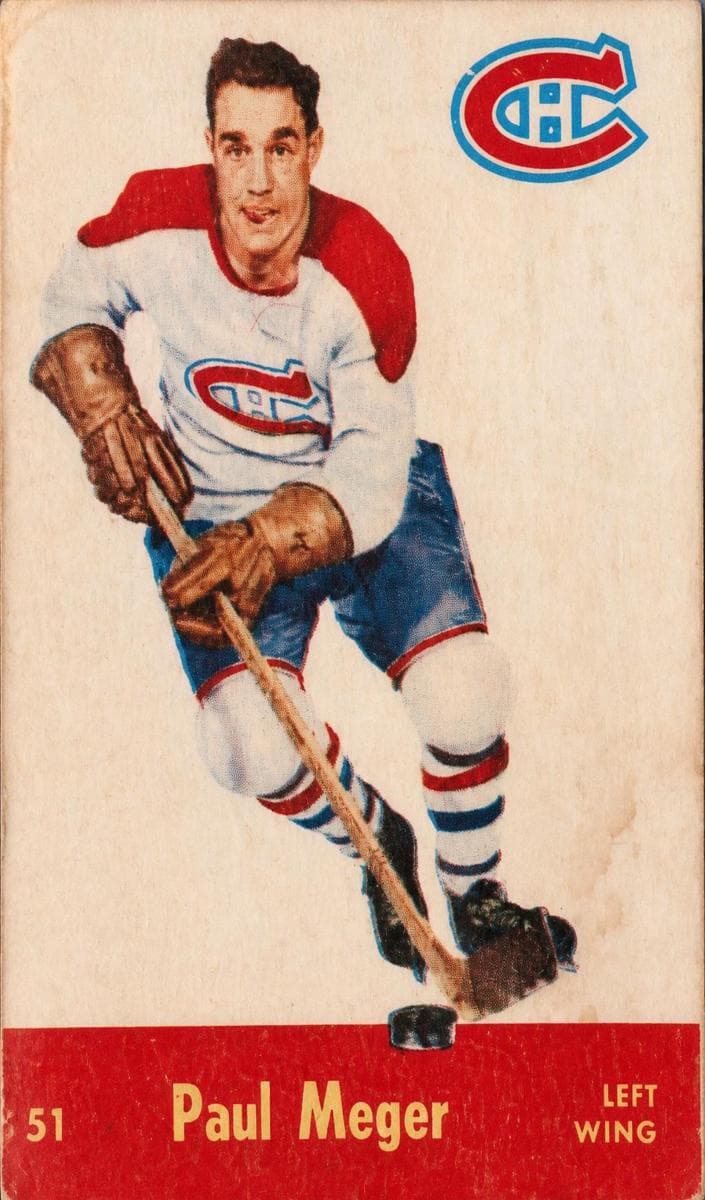 Paul Meger 1955 parkhurst