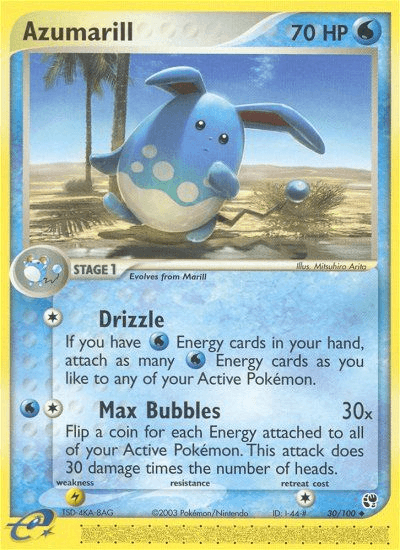 Azumarill 2003 Pokemon Sandstorm