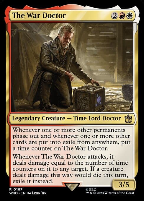 The War Doctor 2023 Magic: The Gathering Doctor Who