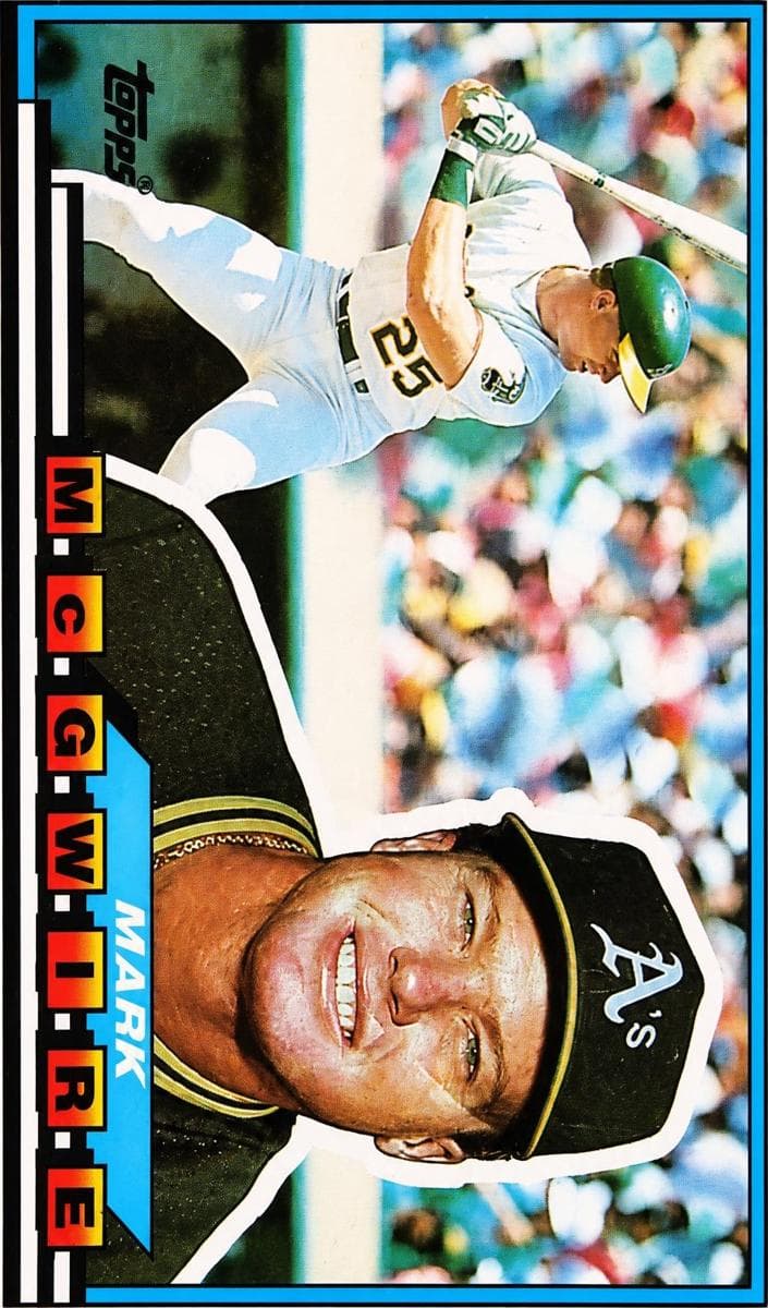 Mark McGwire 1989 topps