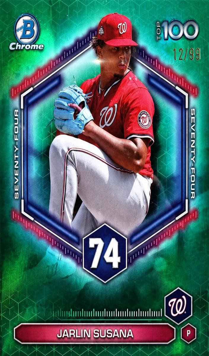 Jarlin Susana trading card