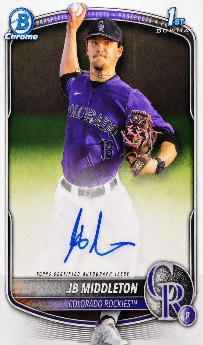 Jesus Made 2025 bowman Bowman Chrome Prospects
