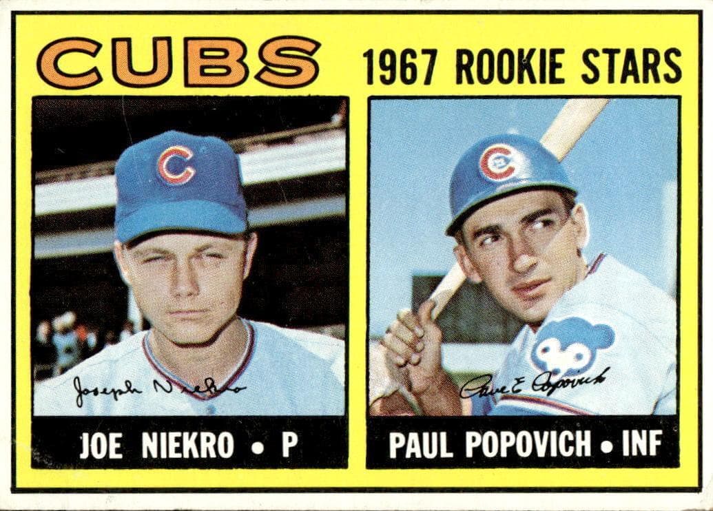 Cubs 1967 Rookie Stars (Joe Niekro / Paul Popovich) #536