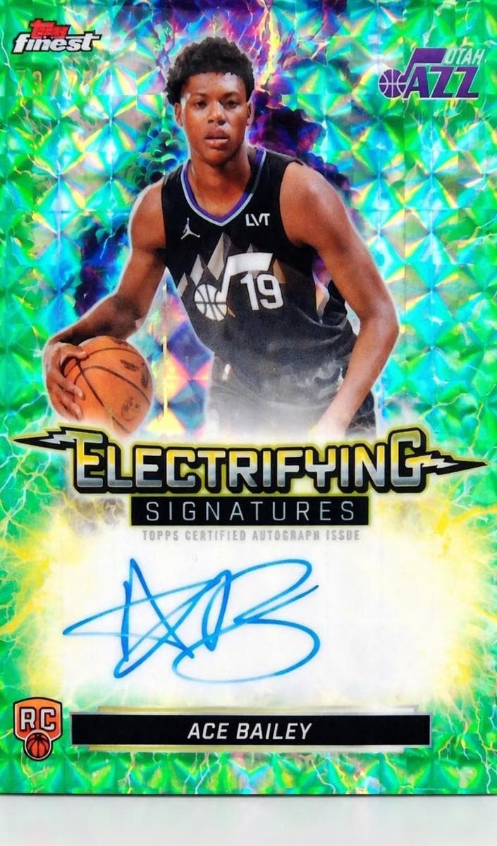 Ace Bailey 2025 topps Topps Finest