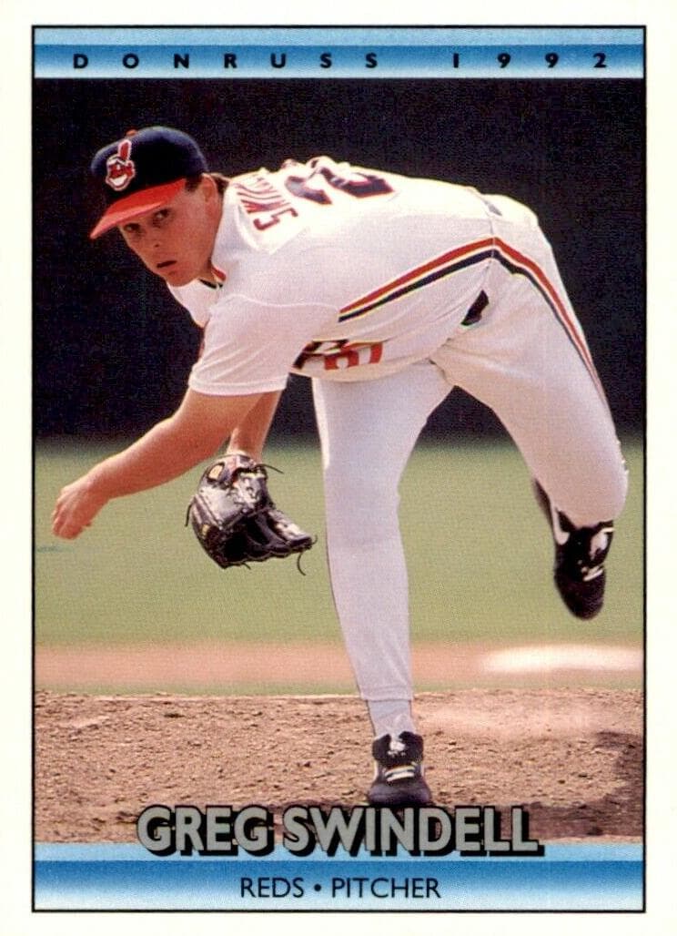Greg Swindell 1992 panini Donruss
