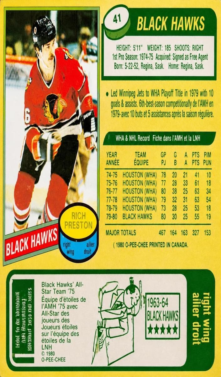 Rich Preston 1980 o-pee-chee