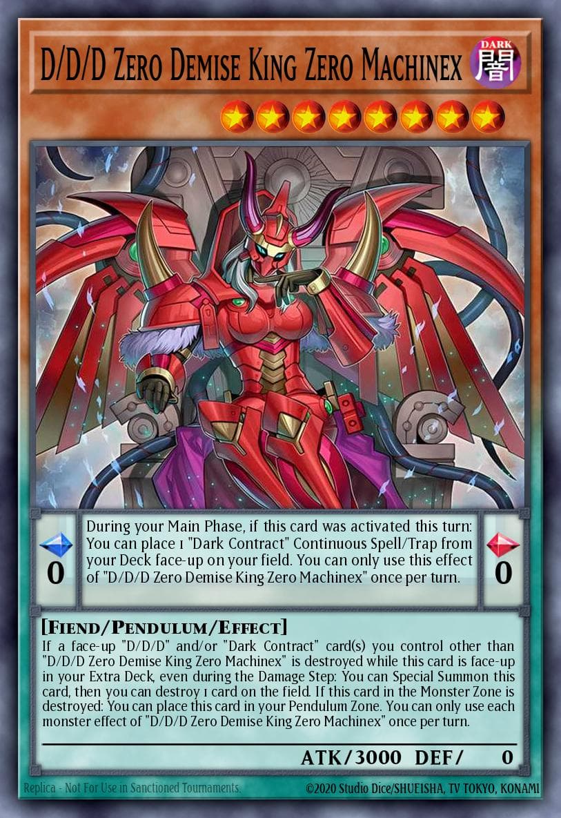 D/D/D Zero Doom Queen Machinex 2025 Yu-Gi-Oh! Doom of Dimensions