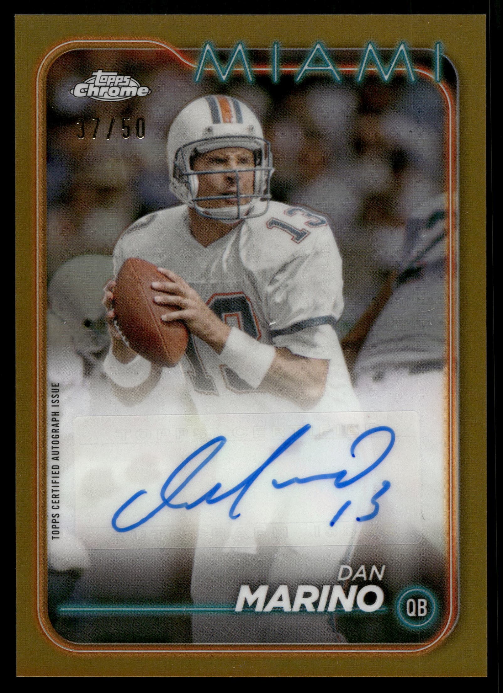 Dan Marino 2024 topps Topps Chrome