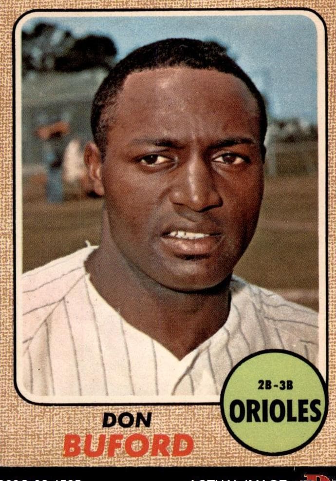 Don Buford 1968 topps O-Pee-Chee