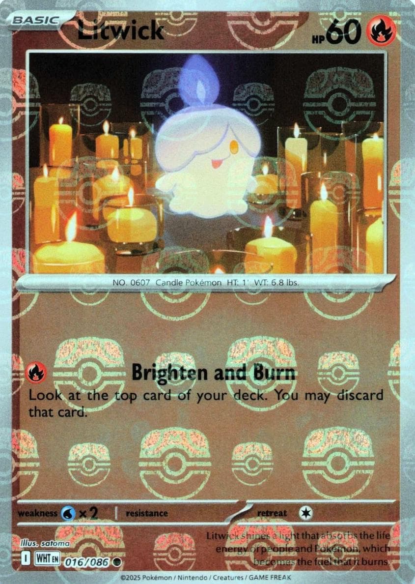 Litwick trading card