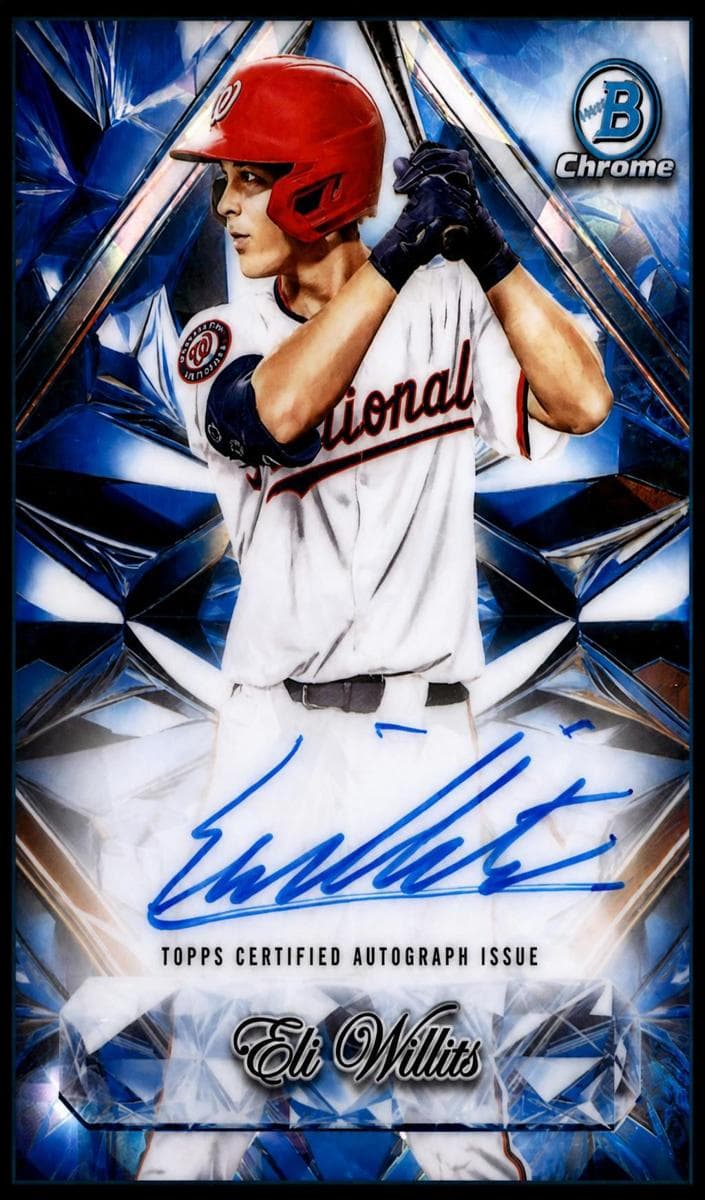 Eli Willits 2025 bowman Bowman Draft Sapphire