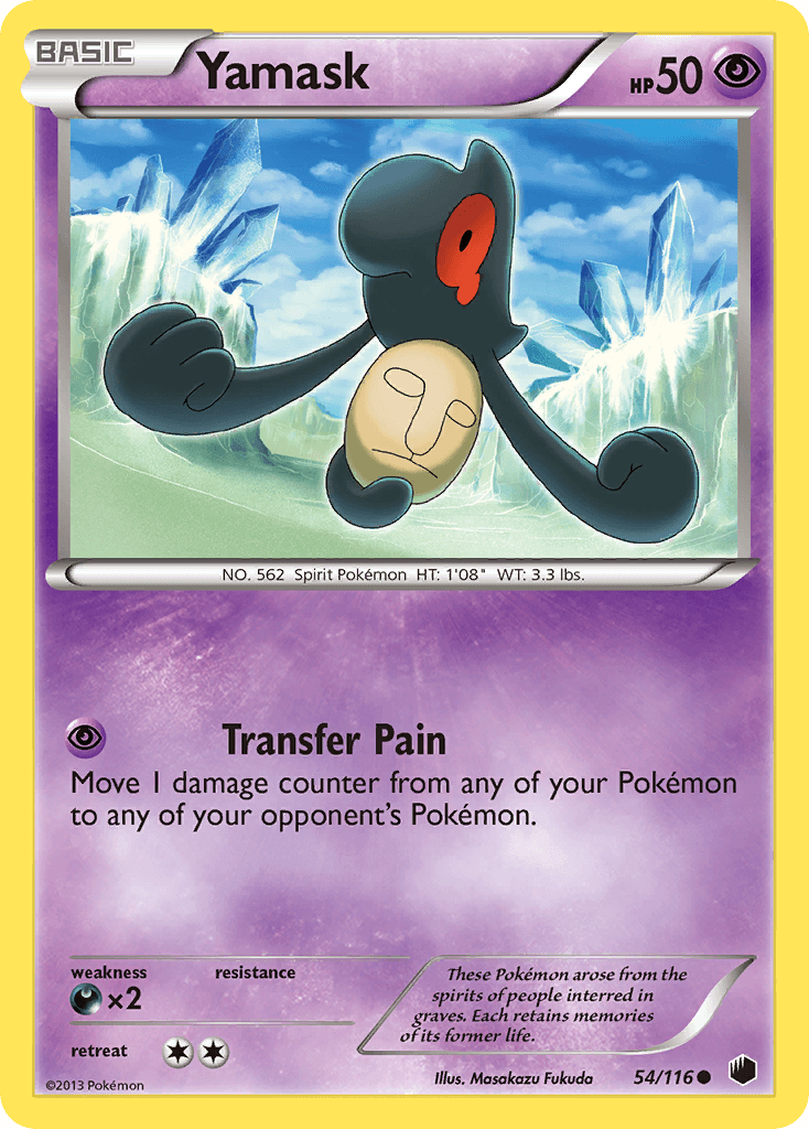 Yamask 2013 Pokemon Plasma Freeze