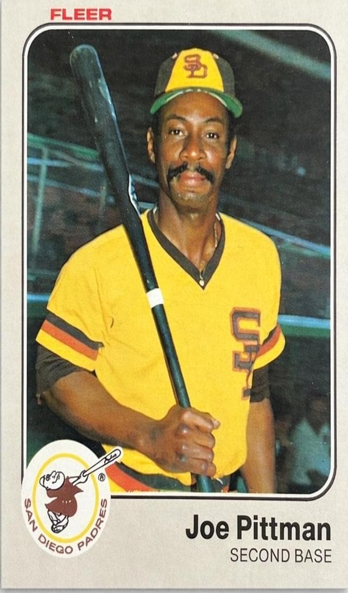 Joe Pittman trading card
