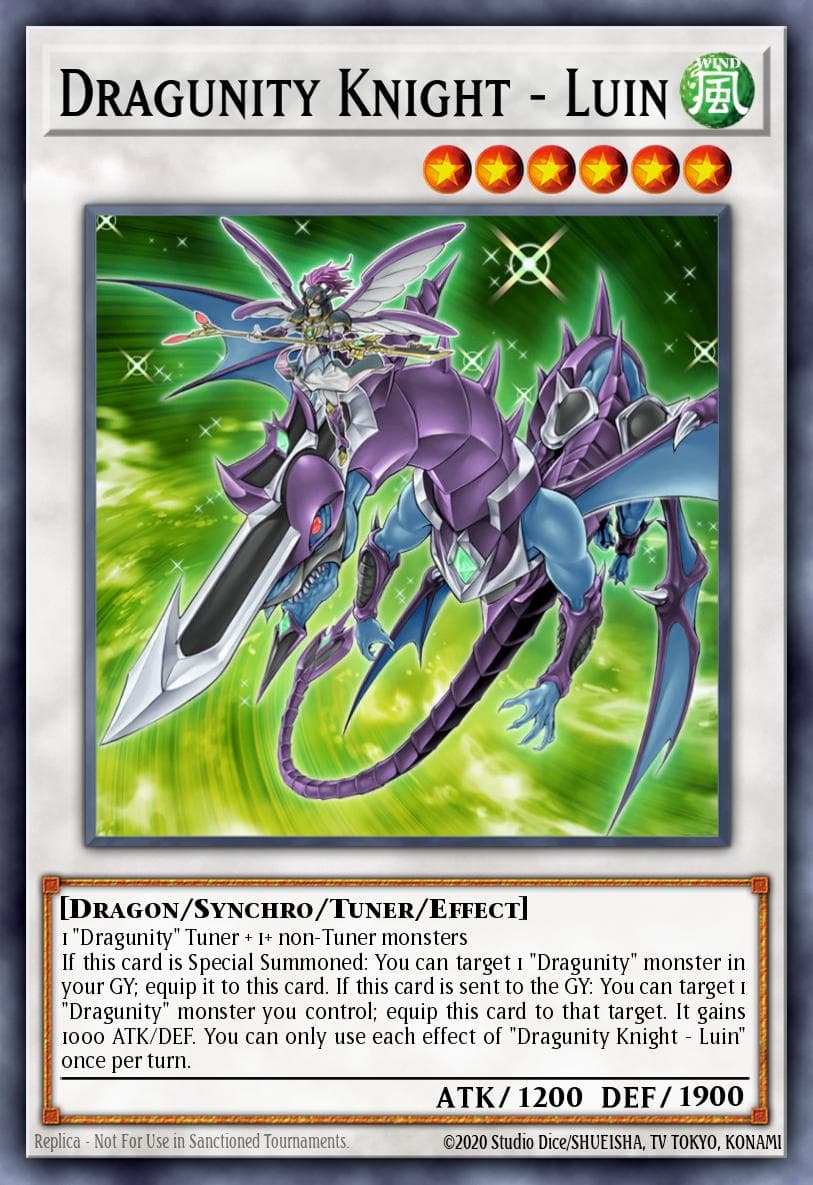 Dragunity Knight - Luin 2018 Yu-Gi-Oh! Cybernetic Horizon