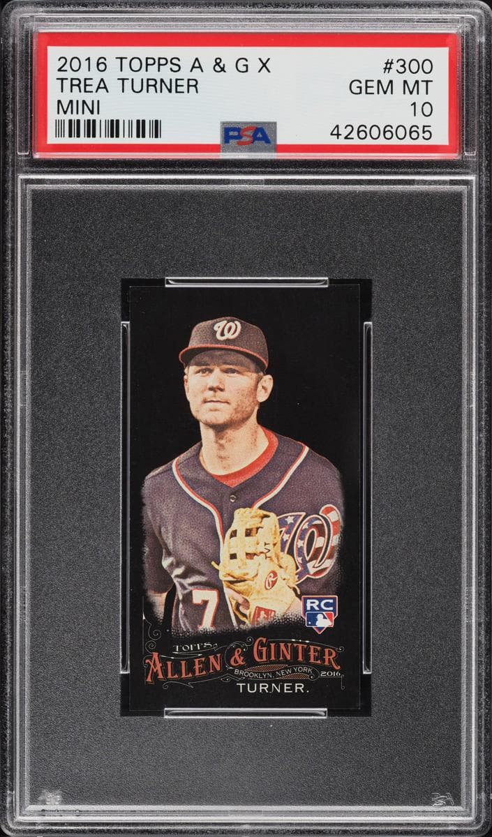 Trea Turner 2016 topps